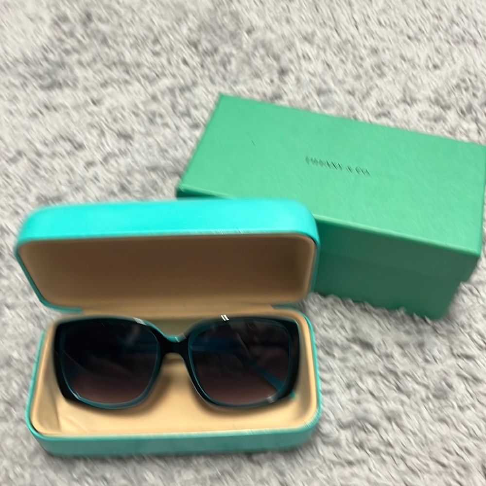 Teal sunglasses